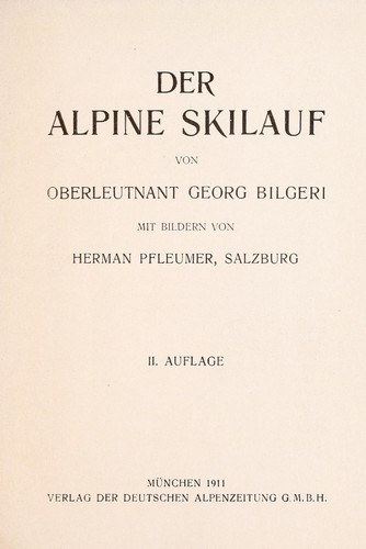 Der Alpine Skilauf