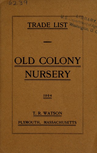 Spring 1904 trade lists