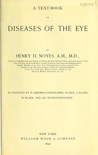 A text-book on diseases of the eye