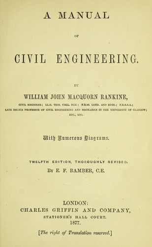 A manual of civil engineering