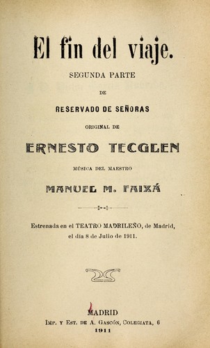 El fin del viaje