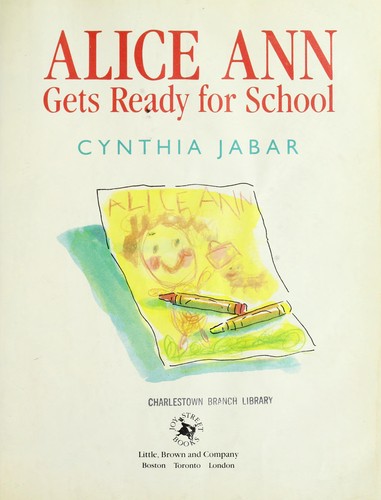Alice Ann gets ready for school