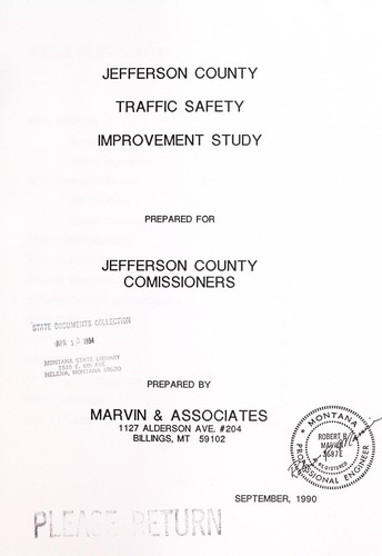 Jefferson County traffic safety improvement study