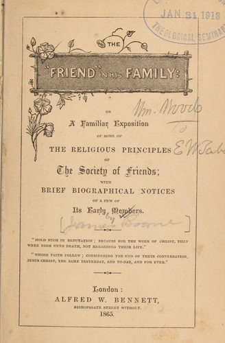 The "Friend" in his family