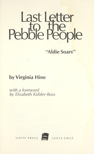 Last letter to the pebble people