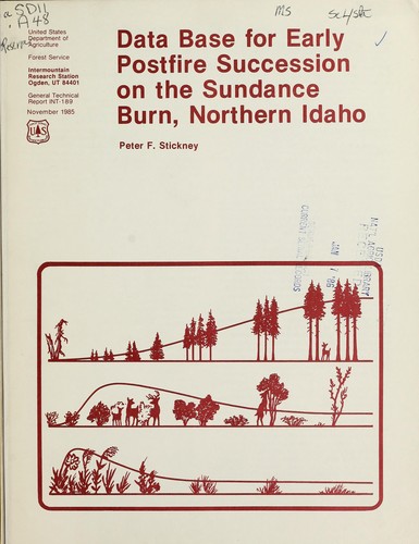 Data base for early postfire succession on the Sundance Burn, Northern Idaho