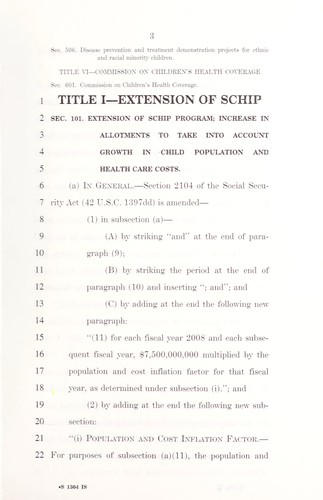 A bill to amend titles XXI and XIX of the Social Security Act to extend the State Children's Health Insurance Program (SCHIP) and streamline enrollment under SCHIP and Medicaid, and for other purposes