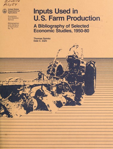 Inputs used in U.S. farm production