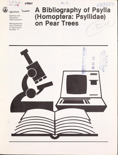 A bibliography of Psylla (Homoptera: Psyllidae) on pear trees