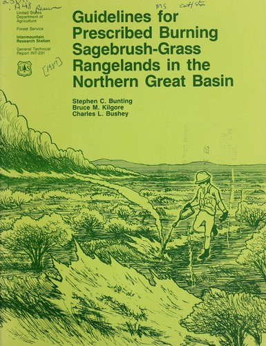Guidelines for prescribed burning sagebrush-grass rangelands in the Northern Great Basin