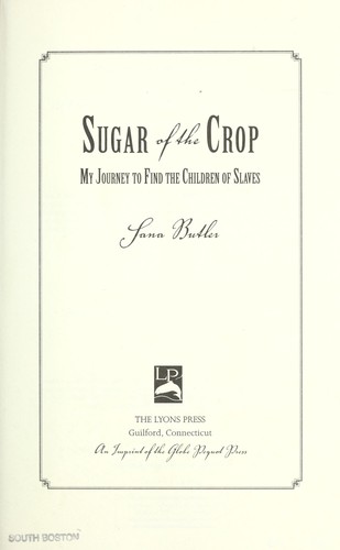 Sugar of the crop