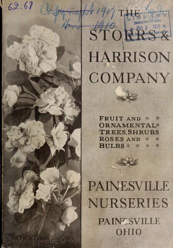 Descriptive catalogue of fruit and ornamental trees, shrubs, roses, perennials plants, etc
