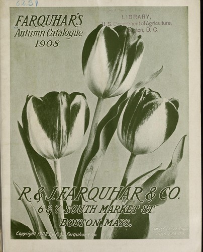 Farquhar's autumn catalogue