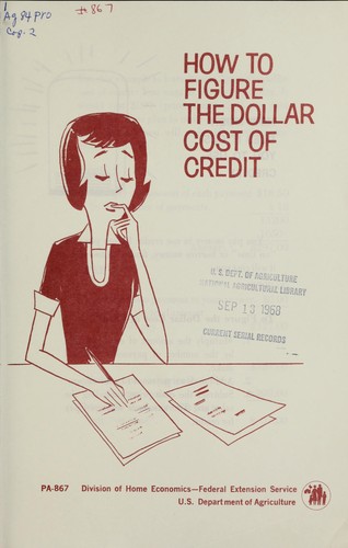 How to figure the dollar cost of credit