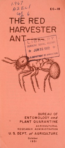 The red harvester ant -----