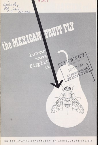 The Mexican fruit fly