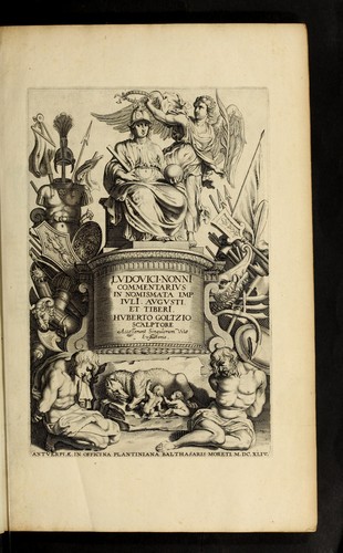 Ludovici NonnI Commentarius in Nomismta imp. Iuli., Augusti et TiberI