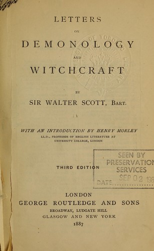 Letters on demonology and witchcraft