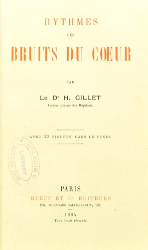 Rythmes des bruits du coeur