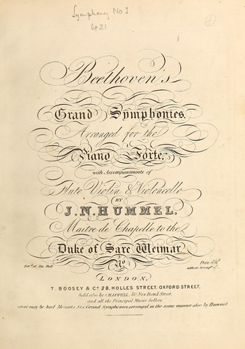 Beethoven's grand symphonies