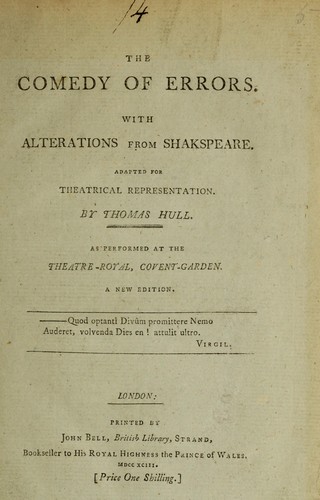 The Comedy of Errors
