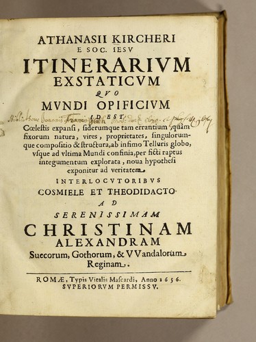 Athanasii Kircheri e Soc. Iesu Itinerarium exstaticum
