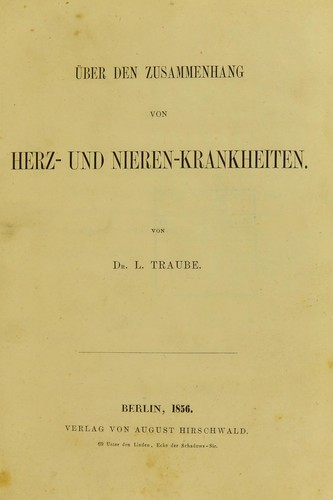 ©ber den Zusammenhang von Herz- und Nieren-Krankheiten