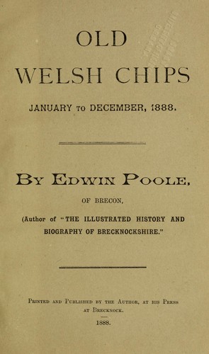 Old Welsh chips