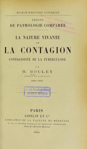 La nature vivante de la contagion