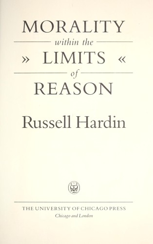 Morality within the limits of reason