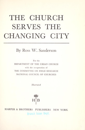 The church serves the changing city