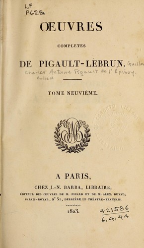 Oeuvres complètes