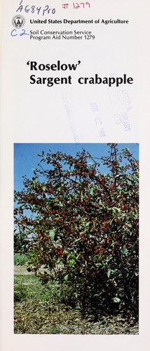 'Roselow' Sargent crabapple