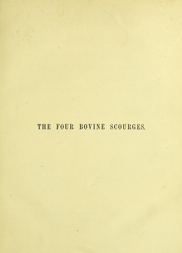 The four bovine scourges