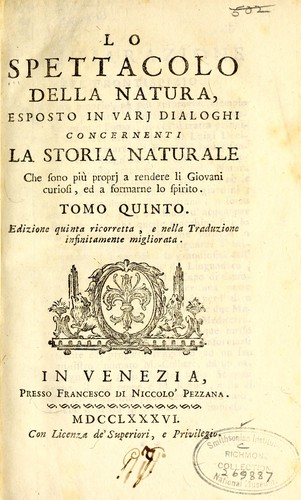 Lo spettacolo della natura