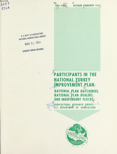 Participants in the National Turkey Improvement Plan