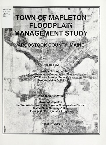 Town of Mapleton floodplain management study