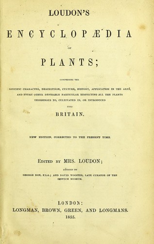 Loudon's encyclop©Œdia of plants