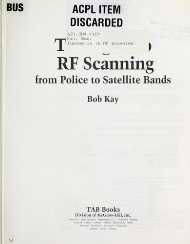 Tuning in to RF scanning