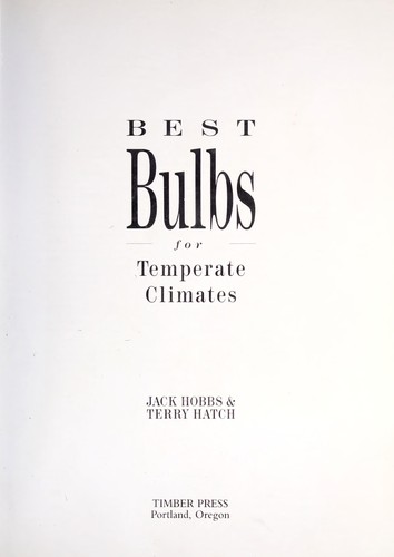 Best bulbs for temperate climates
