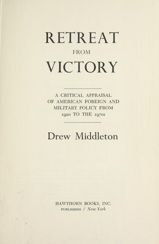 Retreat from Victory
