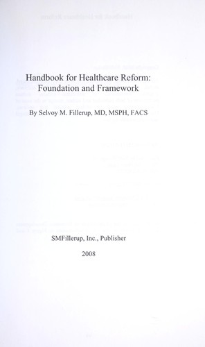 Handbook for healthcare reform