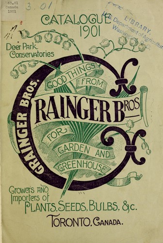 Good things from Grainger Bros. for garden and greenhouse