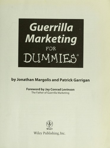 Guerrilla marketing for dummies