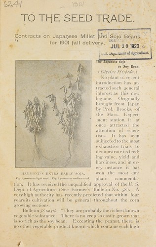 To the seed trade