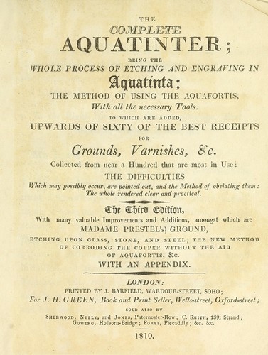 The complete aquatinter