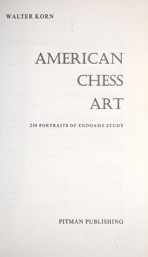American Chess Art