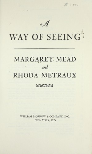 A way of seeing
