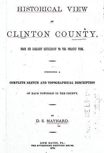 Historical view of Clinton County