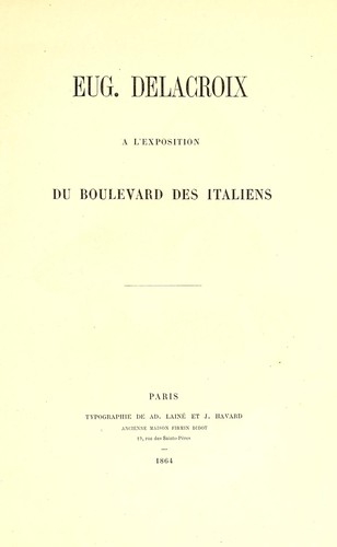 Eugène Delacroix